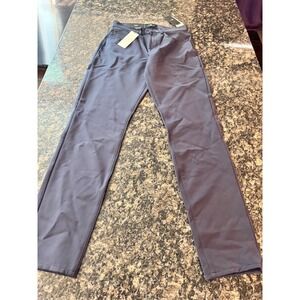 7 For All Mankind Adrien Slim Tapered Pants Mens 29 Navy Blue Chino 7T165C67 NEW